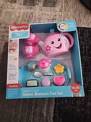 Fisher-Price Laugh & Learn Sweet Manners Tea Set Wonderful Toy 30+ Songs Teaches • $15