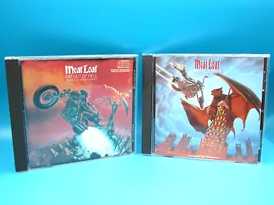 Meatloaf CD Lot Bat Out Hell And Bat Out Of Hell II CBS Records • $2.99