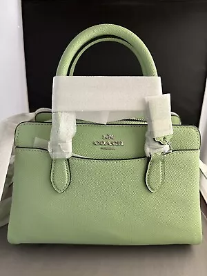 New W/tags COACH Mini Darcie Pale Pistachio Handbag NWT MSRP $428 • $115