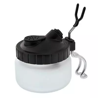 Airbrush 3 In 1 Cleaning Pot With Holder; Cleans Out Art Paint Holds Airbrush • $13.99