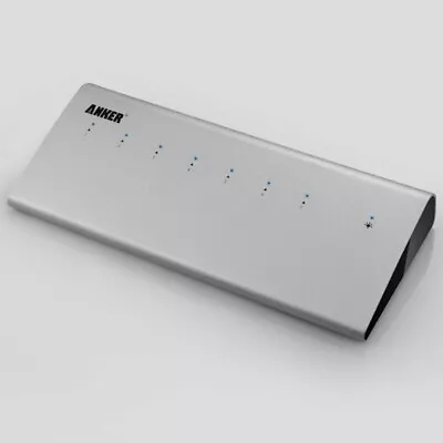 Anker 7-Port USB 3.0 Unibody Aluminum Powered Data Hub With 2ft USB 3.0 Cable • $35