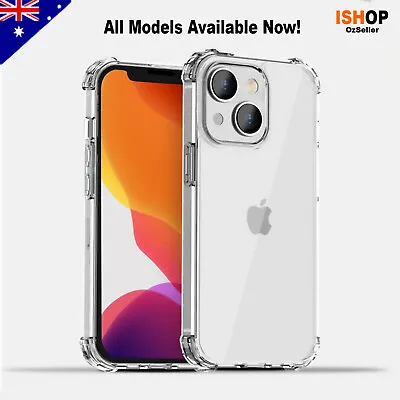 Clear Shockproof Bumper Case Cover For IPhone 15 14 13 12 11 Pro Max XS XR Plus • $7.89