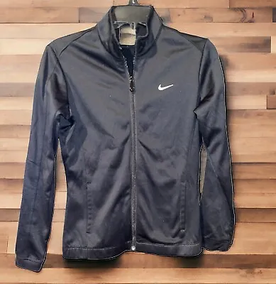 Nike Golf Tour Performance Therma Fit Women's Black Full Zip Jacket Small • $20