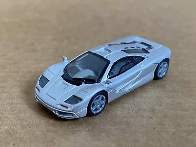 Pauls Model Art Minichamps McLaren F1 1:87 Scale Plastic RARE Silver VGC • £16