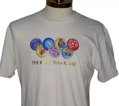 £26.82 • Buy LFC Liverpool Road To Madrid Champions League Final Mens T Shirt Large Free P&P.