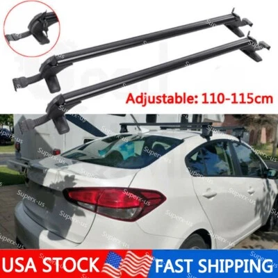 $75.95 • Buy For Audi A4 A5 A6 Q5 Q7 43.3  Car Top Roof Rack Cross Bar Cargo Carrier W/ Lock
