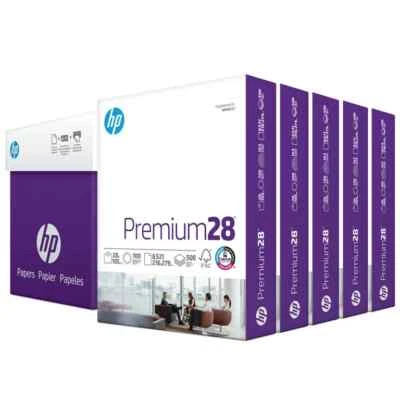 $99.95 • Buy HP Printer Paper | 8.5 X 11 Paper | Premium 28 Lb | 5 Ream Case - 2500 Sheets...