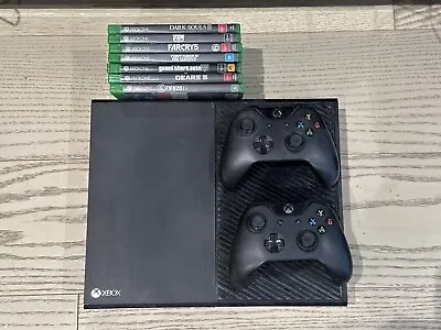 Microsoft Xbox One 500GB Video Game Console - Black + 7 Games • $300