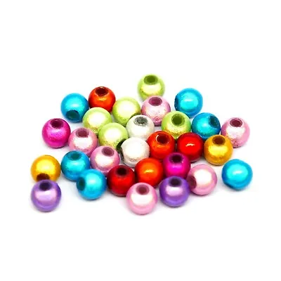 200 Acrylic Miracle Beads - 4mm - Mixed Colours - Illusion Beads - P01596 • £5.79