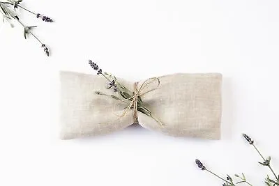 Lavender Eye Pillow Aromatherapy & Stress Relief  - Organic FlaxSeed Eye Mask • £21.50