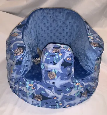 New Bumbo Floor Seat COVER • SHARKY SHARKY • Safety Strap Ready • $21.99