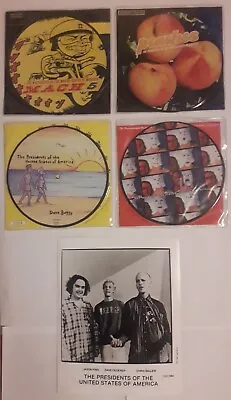 £59 • Buy Presidents Of The United States Of America 7  Vinyl Picture Discs Punk Indie New