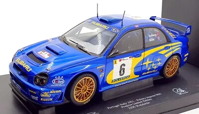 Autoart 1/18 Scale Diecast 80194 - Subaru Impreza WRC 2001 #6 Portugal P.Solberg • $340.99