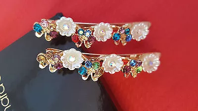 £3.30 • Buy 2x Crystal Diamante Hair Slides Grips Kirby Grip Bridal Hair Bobby Hair Pins 