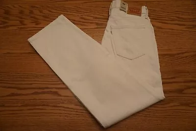 NWT WOMEN'S LEVI JEANS Multiple Sizes Low Pro Straight Leg Mid Rise Ivory $79.50 • $39.99