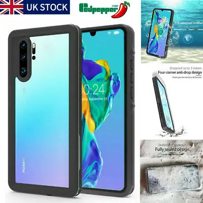 For Huawei P30 Pro 360° Waterproof Shockproof Case Full Body Underwater Cover • £14.99