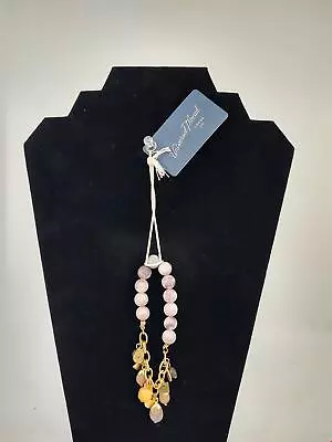 Universal Thread Gold Tiger Eye Honey Topaz Pink Aventurine & Lilac Lepidolite • $4.55