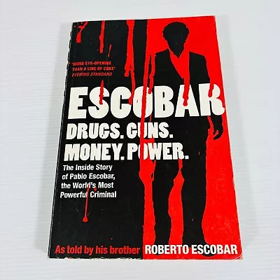 Escobar Inside Story Of Pablo Escobar Paperback Book Roberto Escobar True Crime • $14.41