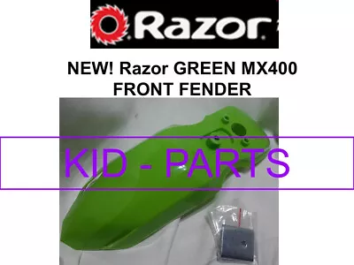 Green MX400 FENDER Razor DIRT ROCKET DIRT BIKE V37+ • $19.99