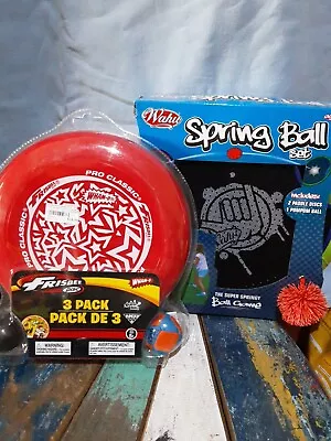 Frisbee Pack Spring Ball Set RRP $49 • $38