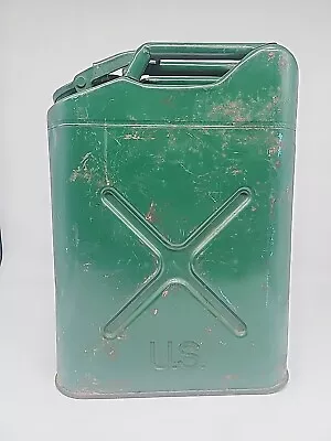 Vintage 1951 Korean War Era Nesco US Military 5 Gallon Jerry Can OD Green • $50