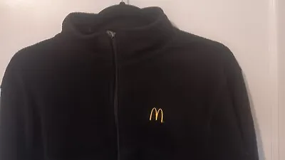 McDonalds Jacket Women’s Zip Up Small  With Zip Pockets  Uniform Streetwear • $16.99