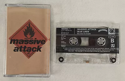 Massive Attack Blue Lines Music Cassette Tape. • £19.99