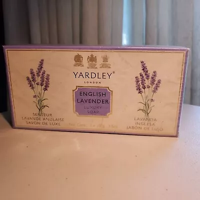 NEW Vintage Yardley English Lavender Soap (3) 3.5 Oz Bars Sealed  • $9.99
