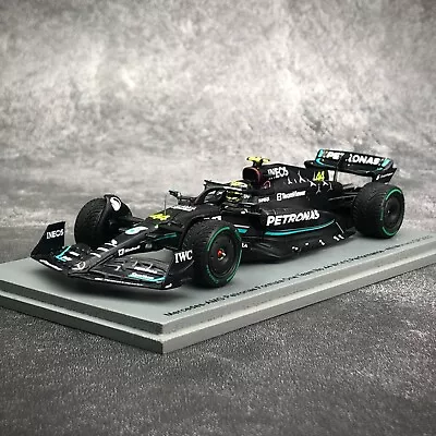 Spark 1/43 Mercedes Benz AMG F1 W14 4th GP Monaco 2023 #44 Lewis Hamilton S8577 • $99