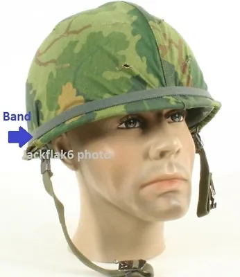 Helmet Band Foilage Green F Military USMC Army Helmet PASGT MICH M1Steel Pot USA • $8.90