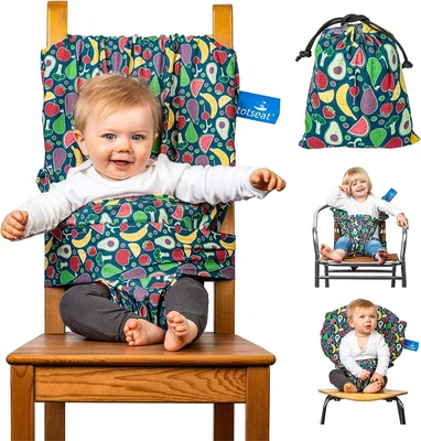 £46.22 • Buy The Totseat Portable Travel Highchair Multi-Coloured Fruit Design | Compact All