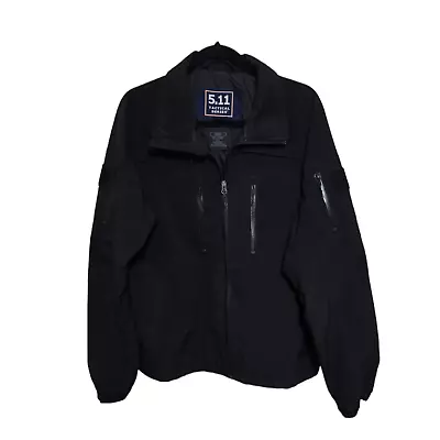 5.11 Tactical Jacket Men's Size LARGE Black Sabre Jacket 2.0 Waterproof Side Zip • $79.99