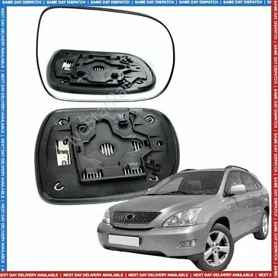 £17.89 • Buy Right Driver Side Wing Mirror Heated Glass For Lexus RX300 350 RX400h 03-08