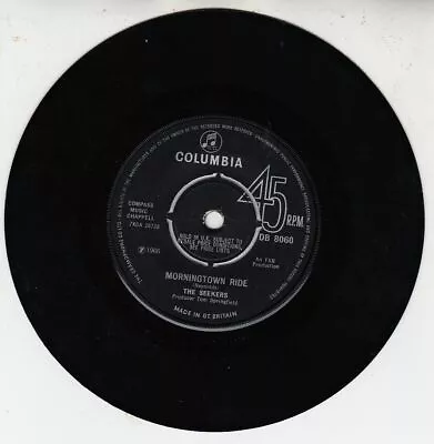 £1.99 • Buy THE SEEKERS - Morningtown Ride - Columbia DB 8060 - 1966 45 Rpm Single