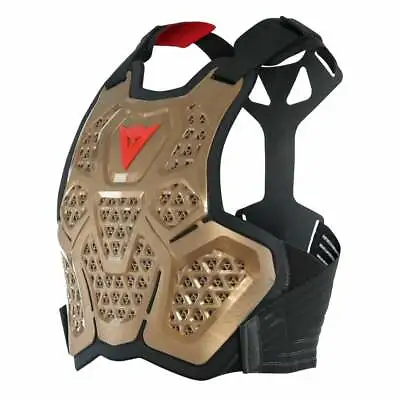 Dainese Adults MX 3 Motocross Enduro Bike Roost Guard Body Armour - Copper • $372.54