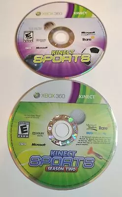 $8.24 • Buy Xbox 360 Game Bundle: Kinect Sports Season 1 & 2 MINT CONDITION Disc Set Only