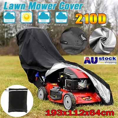 Universal Waterproof UV Lawn Mower Cover Heavy Duty Push Oxford Rain Garden AU • $21.95