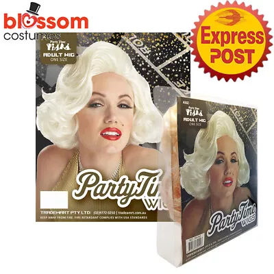 TM402 Marilyn Monroe Wig Hair Celebrity Costume Accessory Pop Star 1950s • $14.61