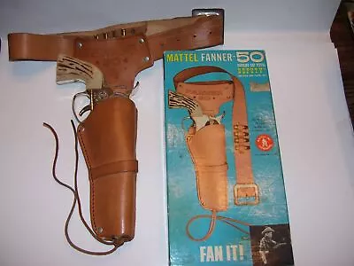 RARE 1950's Mattel Fanner 50 Deputy Holster & Cap Pistol Toy Set W Box • $259.99