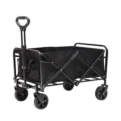 Folding Beach Trolley Wagon Cart Garden Outdoor Picnic Camping Shopping Trolley • $62.99