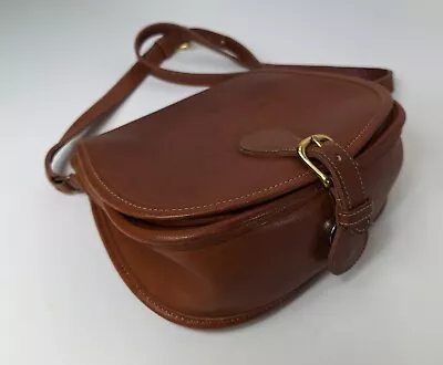 Vintage Coach Leather Saddle Bag No 012- 5101 Made In United States Non-smoking • $199.50