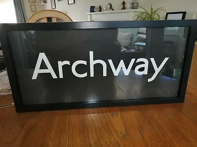 2014 London Transport Bus Side Blind Destination Archway Framed • £20