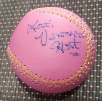 Veronica Hart - Adult Star Autographed Signed Pink Baseball • $89.95