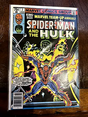 Marvel Team-Up (1972) NM Annual #2 Newsstand Variant Marvel Comic Book Hulk • $35