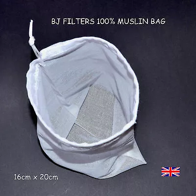 100% Muslin Bag Filter Making Nitro Coffee Meets Food Hygiene Uk / Eu Standards • £3.99