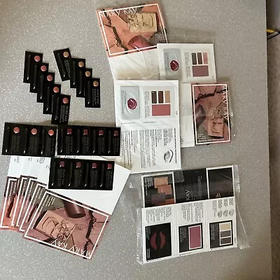 Lots Of  Mary Kay Sample Color Cards - Eyeshadow Blush Lipstick • $14.99