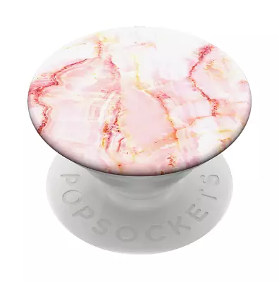 $16.95 • Buy PopSockets PopGrip Phone Grip Stand Mount Holder Swap - Rose Marble