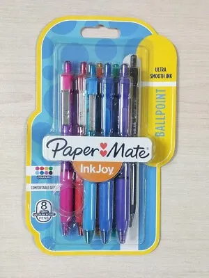 PaperMate: InkJoy Ballpoint Pens Assorted Colours 8 Pens In A Pack • £7.99