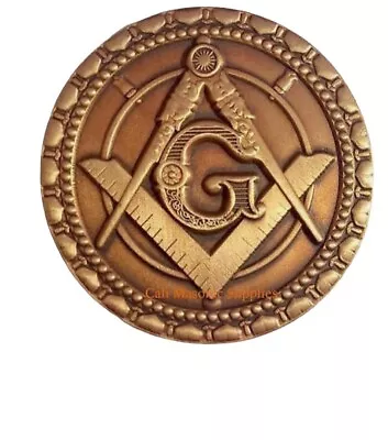 Freemasons  Commemorative  Two Sided  Thick Coin 1.75  For Blue Lodge Mason Gift • $11.99