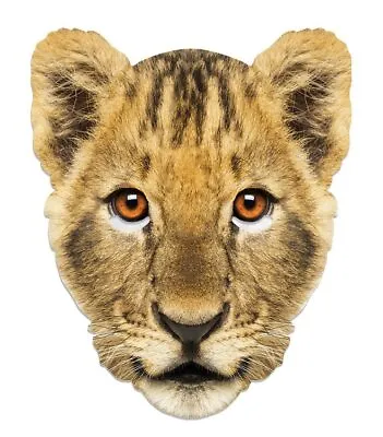 £3.99 • Buy Lion Cub Animal Single 2D Card Party Face Mask Fancy Dress Up World Book Day